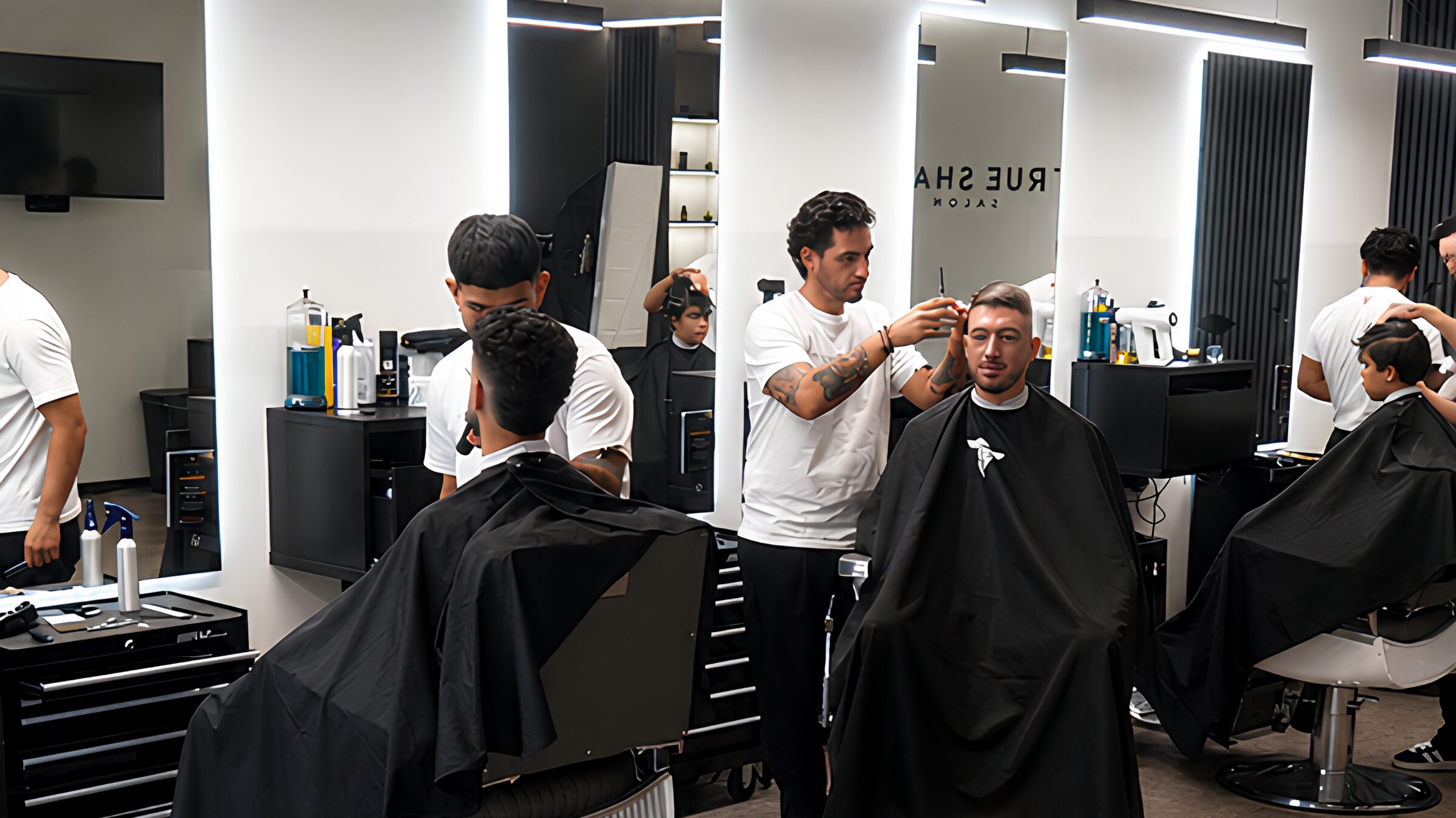 Sala da True Shape com a equipa a trabalhar